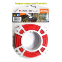 Fio redondo Nylon 2,4mm 14 metros