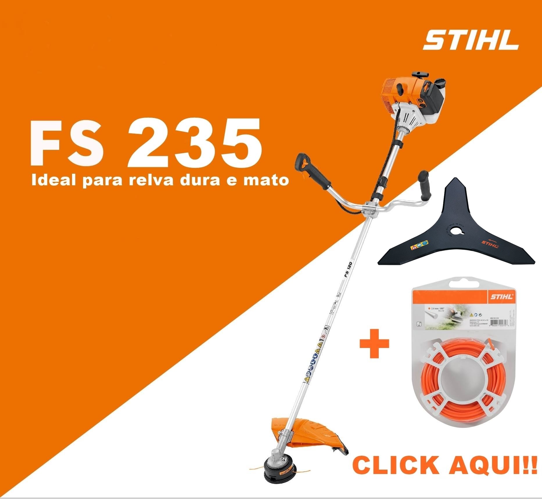 STIHL FS 235 desbrozadora Kartódromo Serra da Estrela KSE Loja